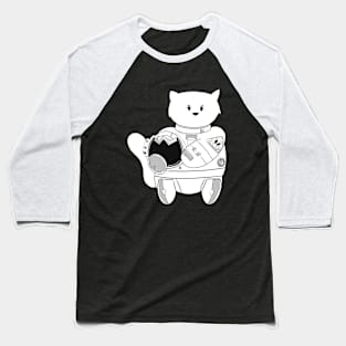 Space Cat Baseball T-Shirt